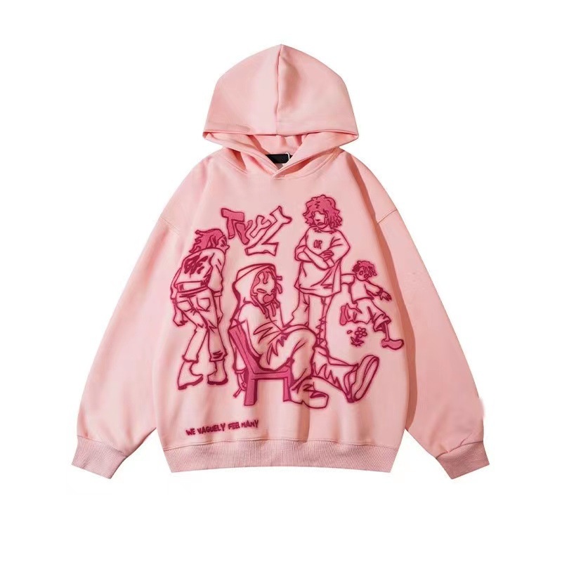 Áo Hoodie In Họa Tiết Hoạt Hình Vui Nhộn Phong Cách Harajuku 2023 Cho Nam Nữ