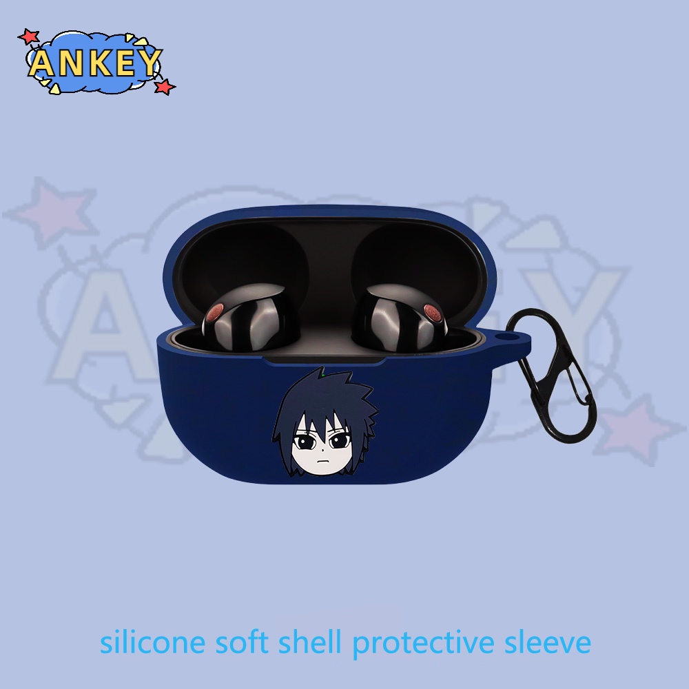 For Sony WF-1000XM5 WF-1000XM4 WF-1000XM3 WF-SP800N Earphone Silicone Case CUTE Boy Earbuds Soft Protective Headphone Cover Headset Skin with Pendant