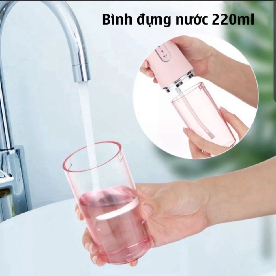 Máy tăm nước cầm tay Oral Irrigator - Tăm nước vệ sinh răng miệng Hàng Chính Hãng Loại 1tiện dụng cho mọi gia đình KNY