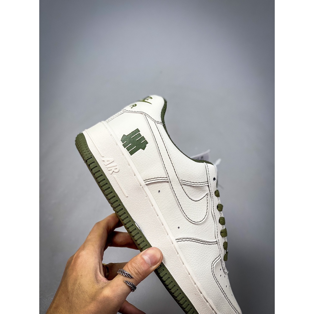 Undefeated x nk air force 1 low beige white green casual shoes un1315-600 36-45