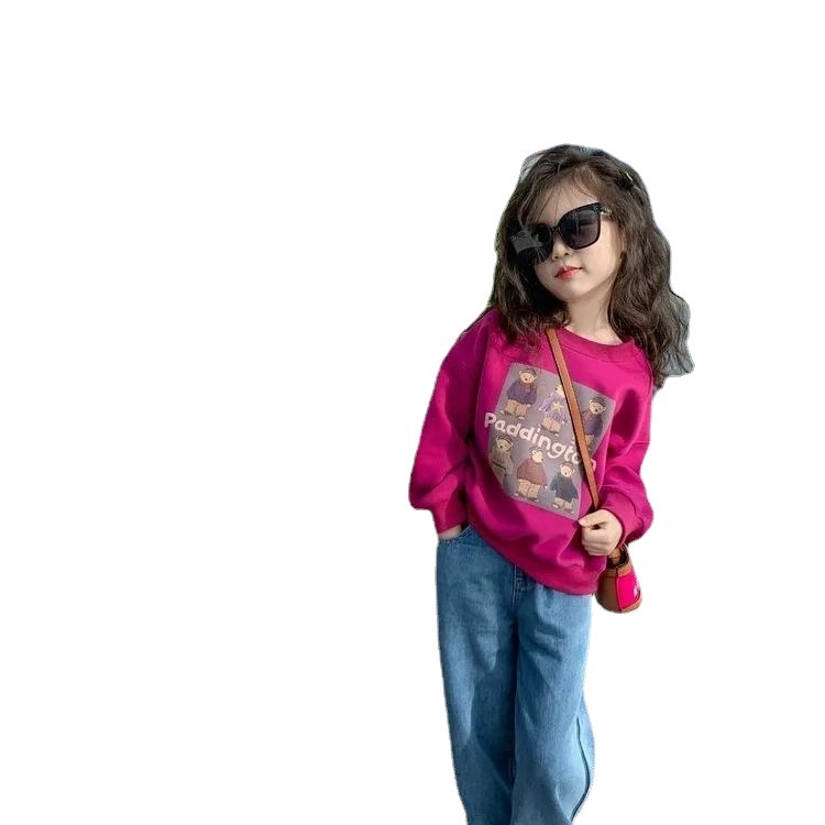 Áo Sweater In Họa Tiết Hoạt Hình Phong Cách Hàn Quốc Thời Trang Xuân Thu 2023 Cho Bé Gái