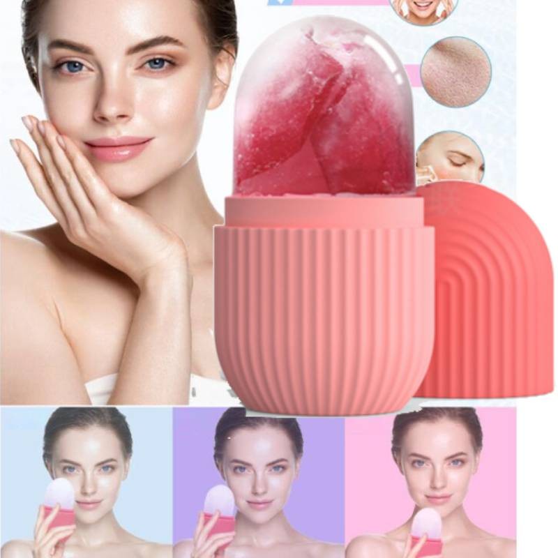 Hoa Hậu Mặt Hoa Hồng Đá Lăn Cho Mặt Khuôn Nâng Giảm Mụn Thu Nhỏ Lỗ Chân Lông Massage Mặt Con Lăn Đá Molder Máy Mát Xa