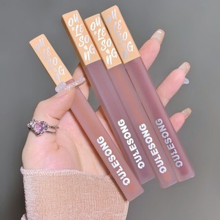 Matte niche lip lacquer white caramel tomato color longlasting lip gloss velvet matte lip lacquer