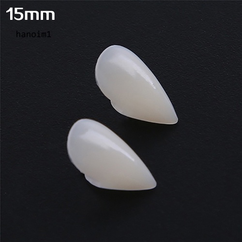 Han_ cosplay răng giả zombie devil vampire fang teeth halloween fancy dress phụ kiện