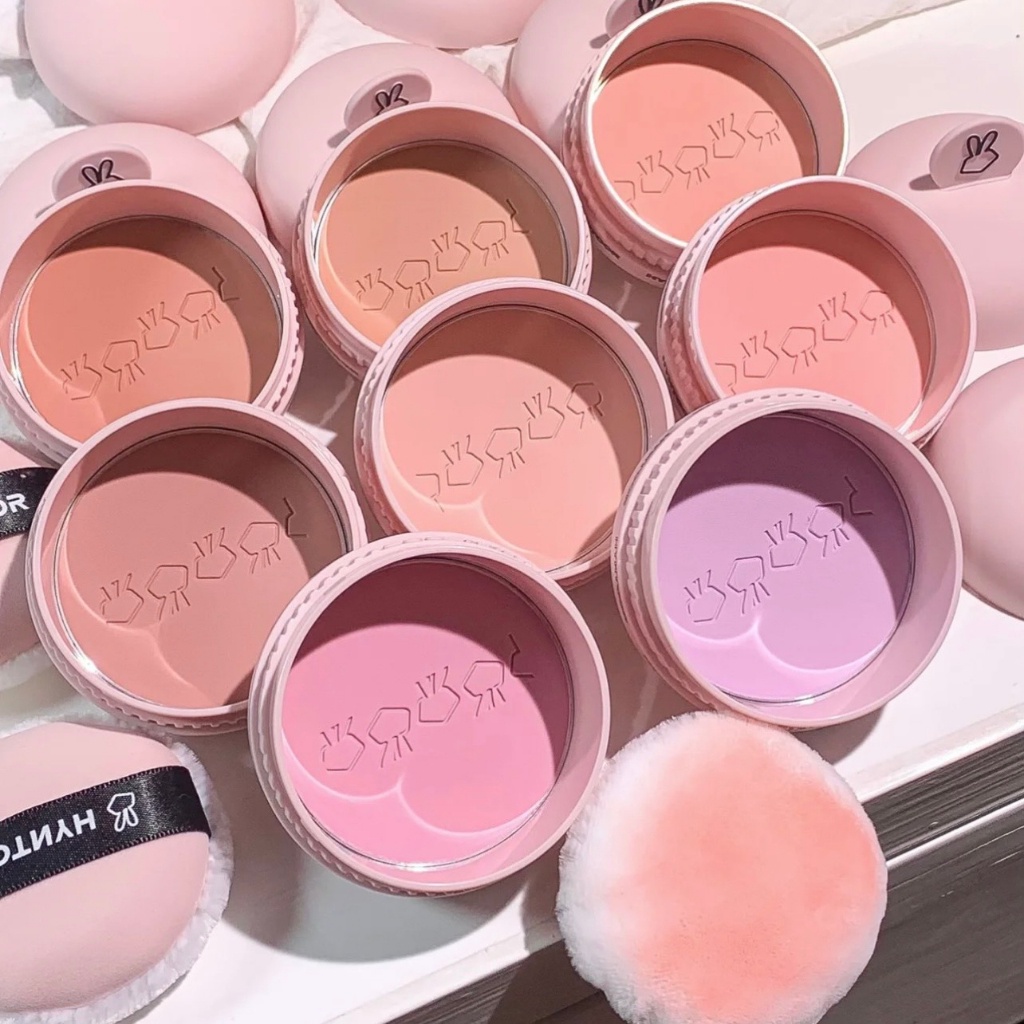 Phấn má nén Hyntoor thỏ hồng