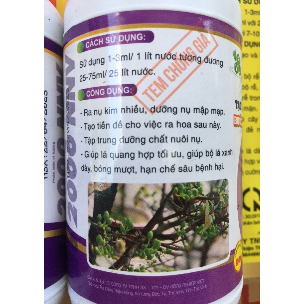 PHÂN BÓN MAX FLOWER - SIÊU TẠO NỤ CHAI 250ML.