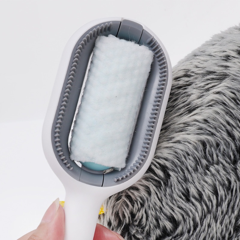 Lược cho chó mèo khăn bông mềm / bàn chải massage nâng cấp / lược tẩy lông khăn lau sạch / bàn chải thú cưng đa chức năng / đồ dùng làm sạch chải lông