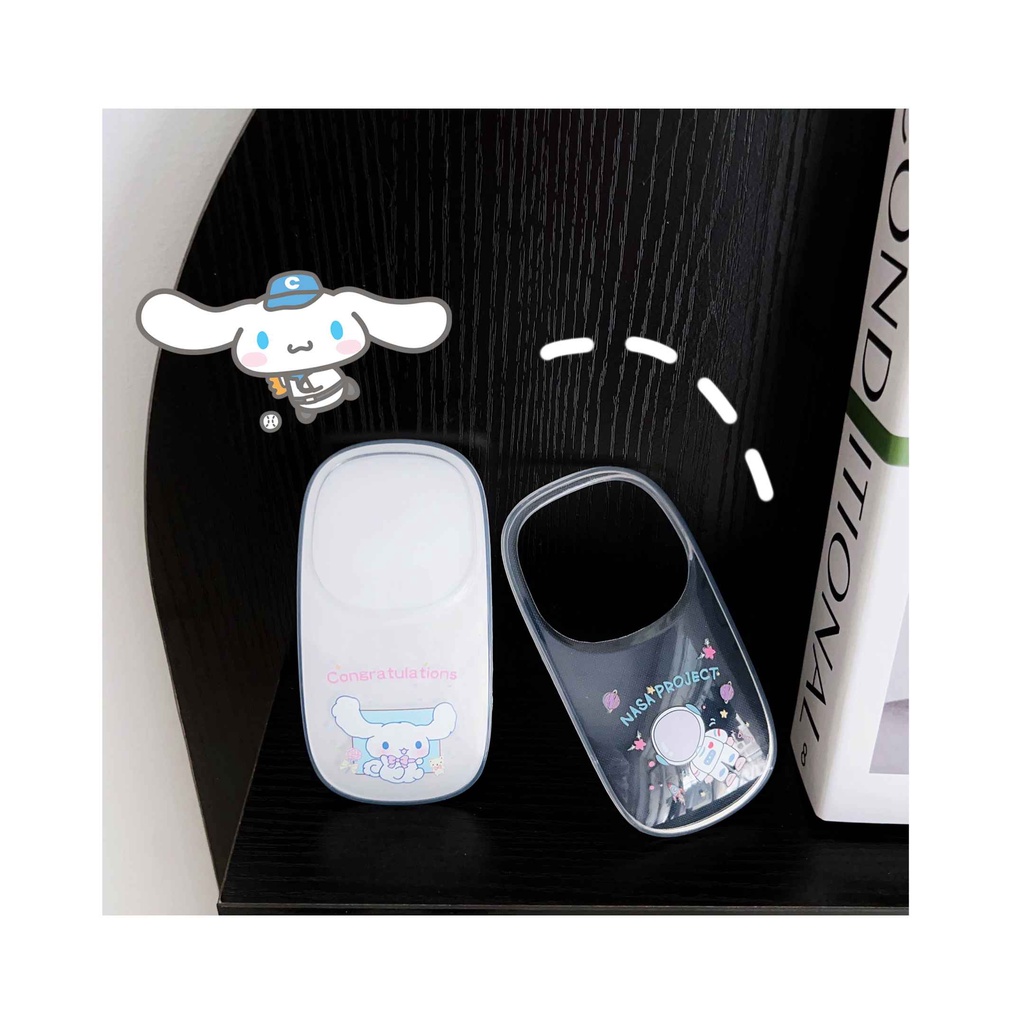 Đối với apple magic mouse1 / 2 case phim hoạt hình dễ thương ins fashion tpu earphone cover cho magic mouse 1 2 vỏ trong suốt bảo vệ