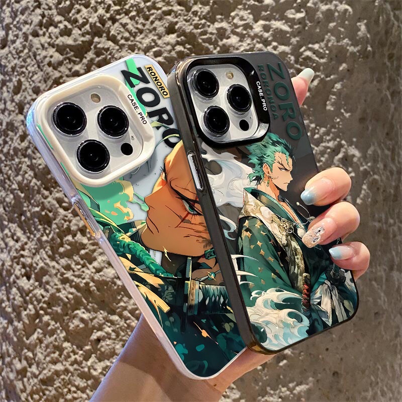 Ốp Điện Thoại Cứng one piece zoro comic phone case tương thích cho iphone 11 12 13 14 15 pro max 14plus 15plus case ip 12promax 13promax 14promax iphone case