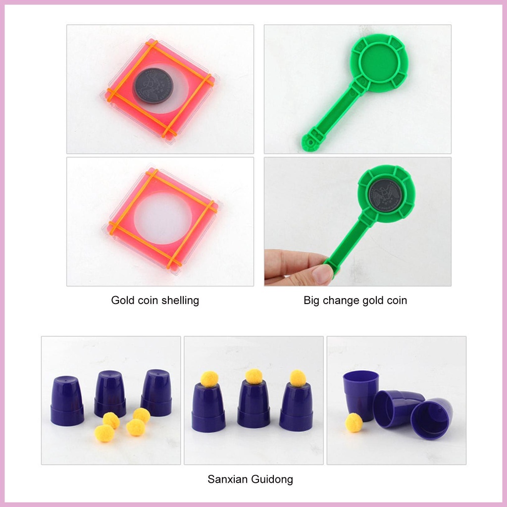 Trò chơi magic tricks cho trẻ em 1 bộ trẻ em đạo cụ magic tricks bộ dụng cụ magic tricks thực tế cho trẻ em trò đùa trẻ em shinvn