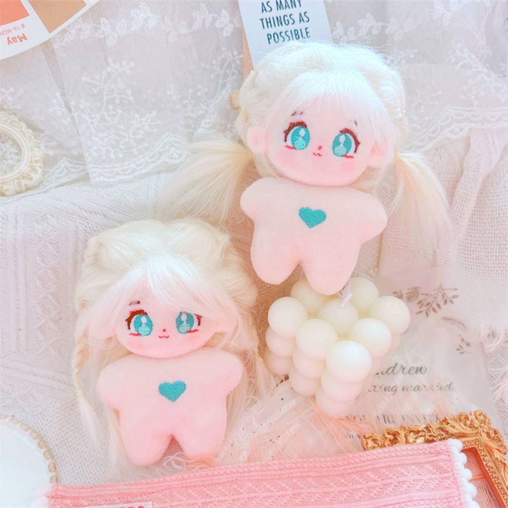 Đồ chơi búp bê ngôi sao MMULCK nhồi bông PP 10cm mềm mại không mặc quần áo