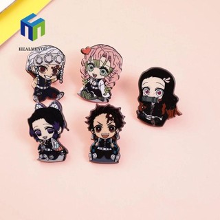 HEALMEYOU Huy Hiệu Hóa Trang Demon Slayer Nhật Bản DIY Làm Quà Tặng Cho Bạn Bè Ba Lô /