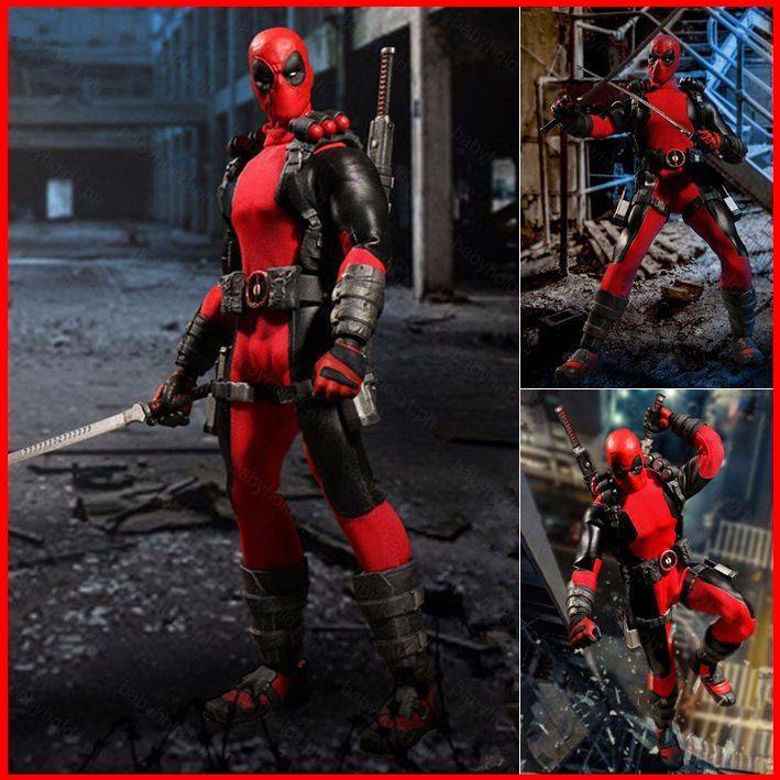 Fash mezco marvel x-men deadpool hành động hình khớp có thể di chuyển mô hình búp bê đồ chơi cho trẻ em trang trí nội thất quà tặng bộ sưu tập pop