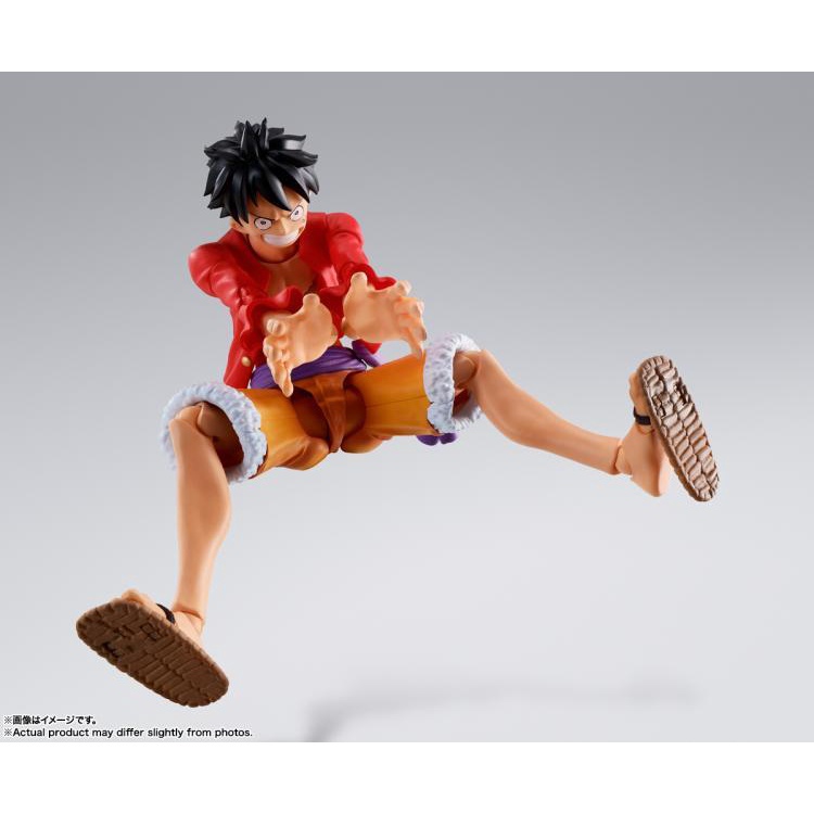 Bandai shf one piece one piece one piece monkey d luffy mũ rơm touch onishima có thể di chuyển thành phẩm