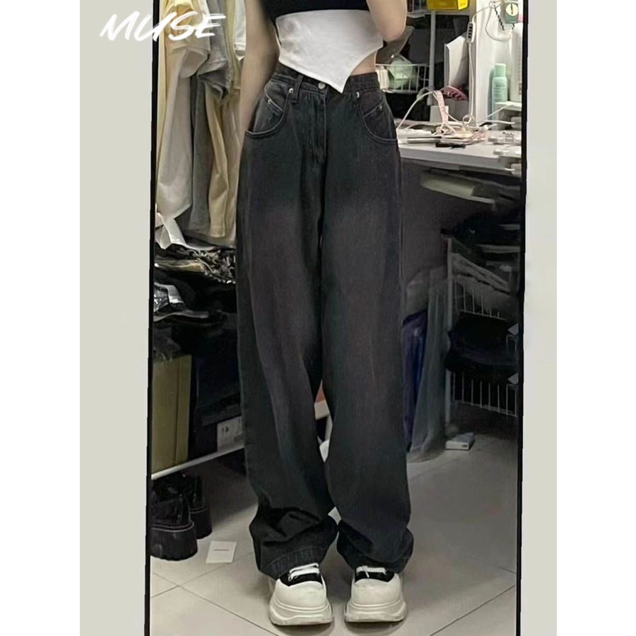 Muse quần_ống_rộng quần  nữ jean American vintage jeans 2023 NEW AG081113