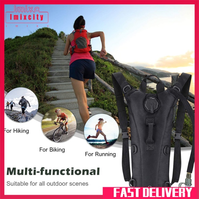 Imixcity 3l hydration ba lô túi nước ngụy trang thể thao ngoài trời ba lô để chạy xe đạp cắm trại cưỡi ngựa