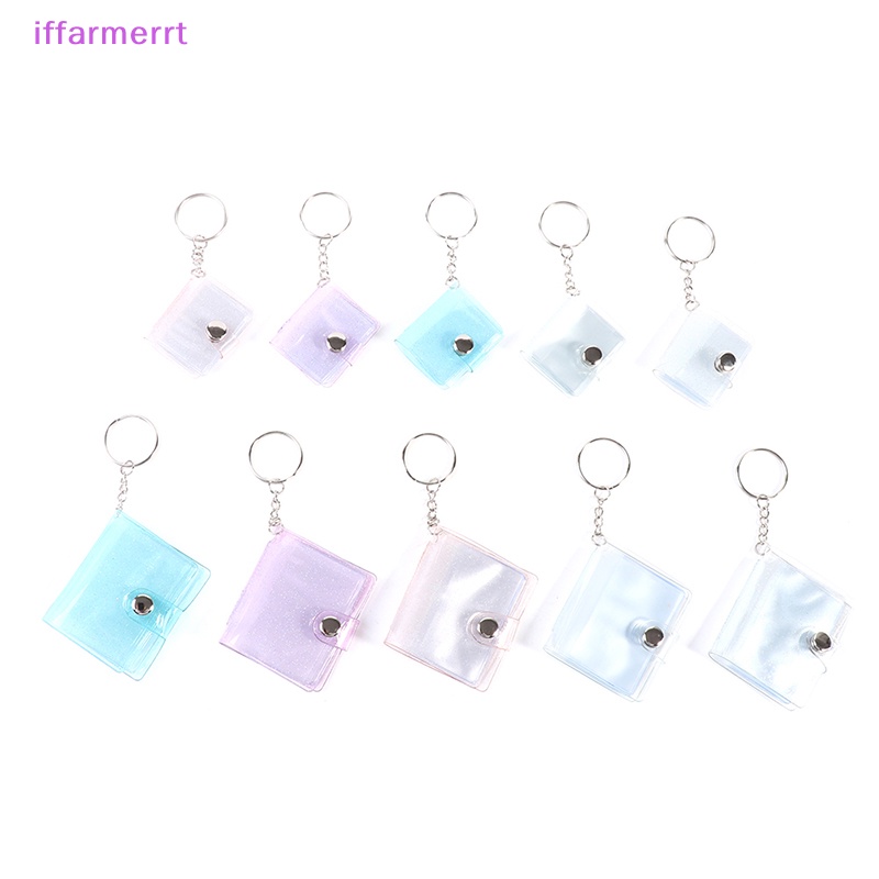 Album Đựng Ảnh 1 / 2 inch 16 Ngăn mini Bằng pvc Đính Kim Sa