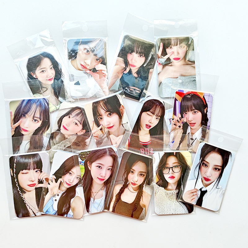 6 cái / bộ le sserafim album unforgiven photocards lomo cards sakura chaewon yunjin kazuha eunchae lesserafim kpop postcards