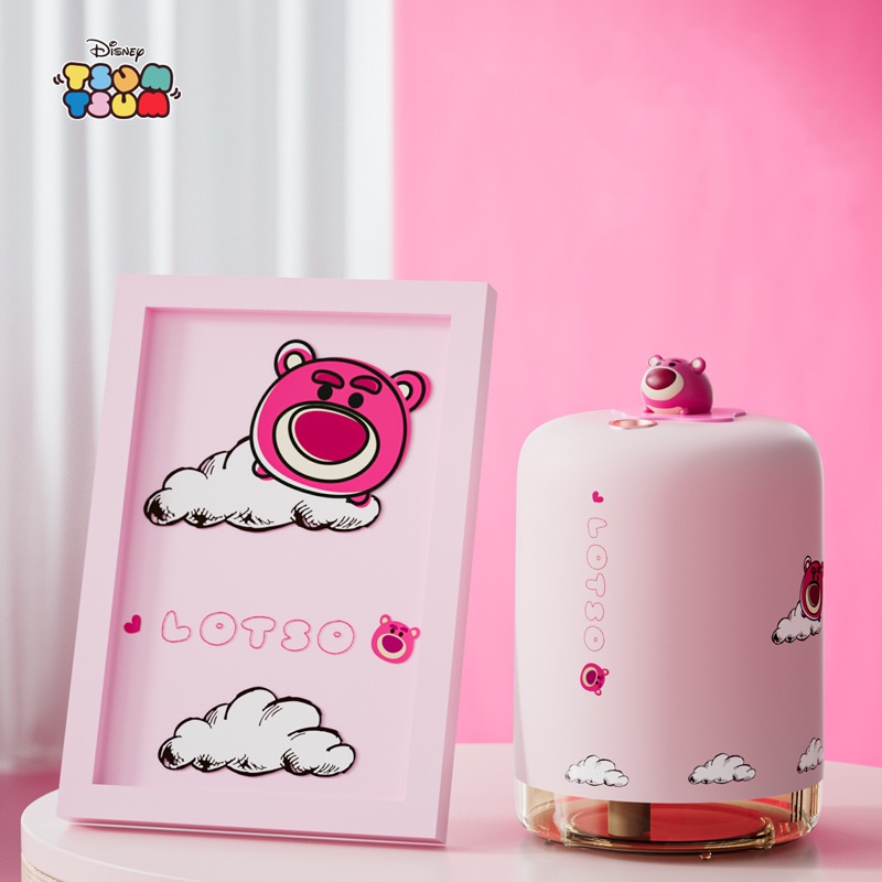 Fnelse  Máy tạo ẩm không khí strawberry bear có thể sạc lại hộ gia đình nhỏ hydrating xịt lớn văn phòng máy tính để bàn