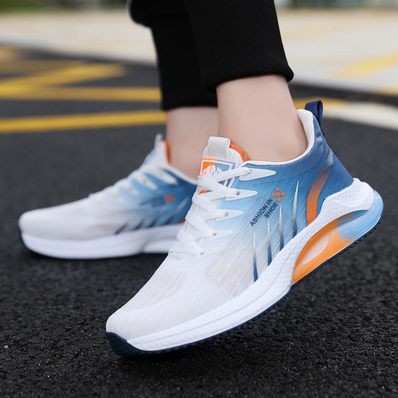 Men's shoes new all-match men's sports shoes soft sole non-slip breathable ultra-light running shoes-aa0688