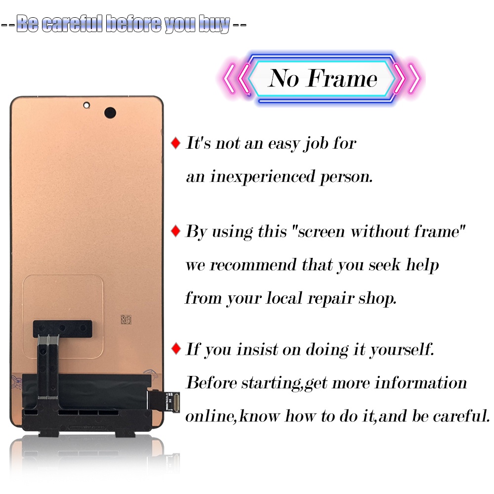 Incell Màn Hình lcd Cảm Ứng Chơi Game 6.67 "Cho xiaomi redmi k40 redmi k40 gaming m2012k10c