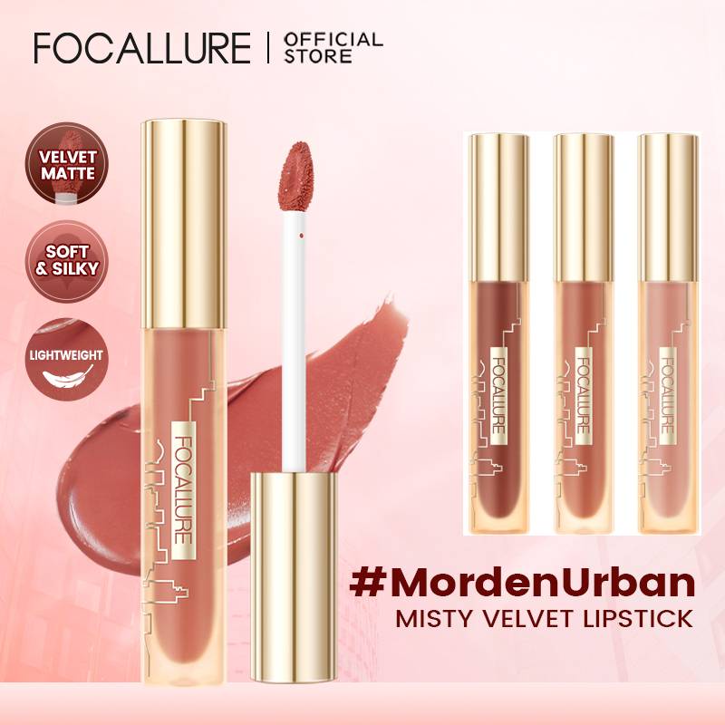 Focallure #Modernurban 11 Màu Sắc Tố Siêu Nhẹ Son Lì Dạng Lỳ Cao Nhẹ Lâu Trôi Chống Thấm Nước Chống lem CUD01