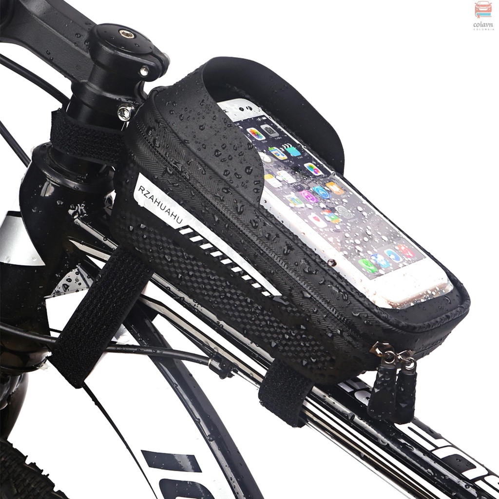 ⛷️Túi gắn điện thoại cho xe đạp không thấm nước khung trước túi ống trên cùng với màn hình cảm ứng giá đỡ điện thoại hộp đựng dụng cụ đi xe đạp
