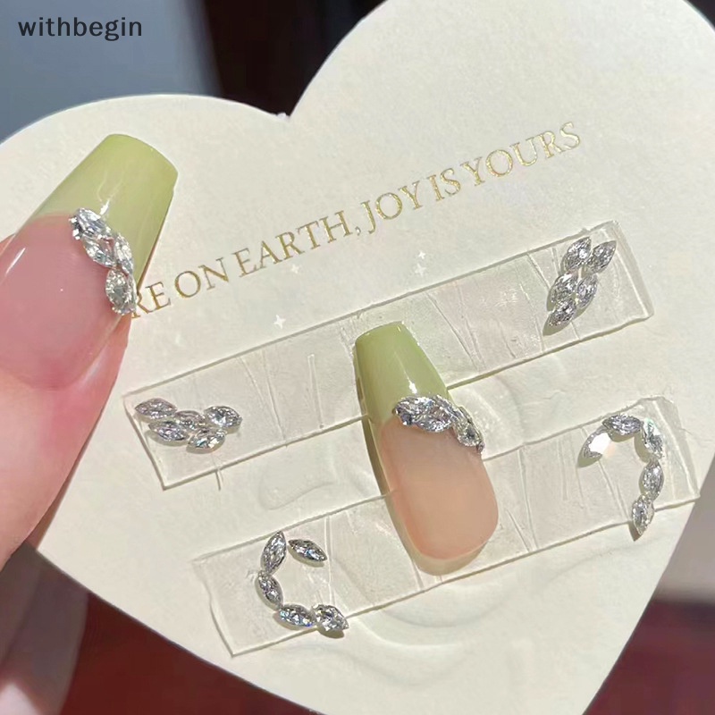 Bộ 50 Hạt Kim Cương Pha Lê Hình Dạng mini Nhiều Màu Sắc Dùng Trang Trí Móng Tay diy