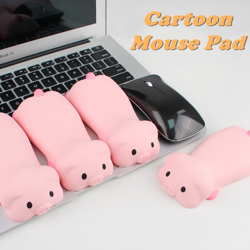 Decompression mouse pad dễ thương nữ cổ tay phim hoạt hình văn phòng gối tay thoải mái cho máy tính pc máy tính xách tay