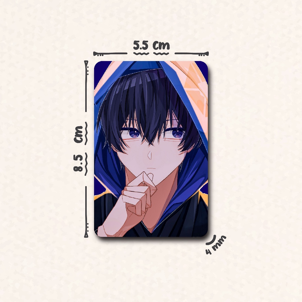 FREESHIP ⭐️ Card Bo Góc Blue Lock : Yoichi Isagi - Meguru Bachira - ... - Cán Màng Nhám Chống Xước - Kháng Nước Nhẹ