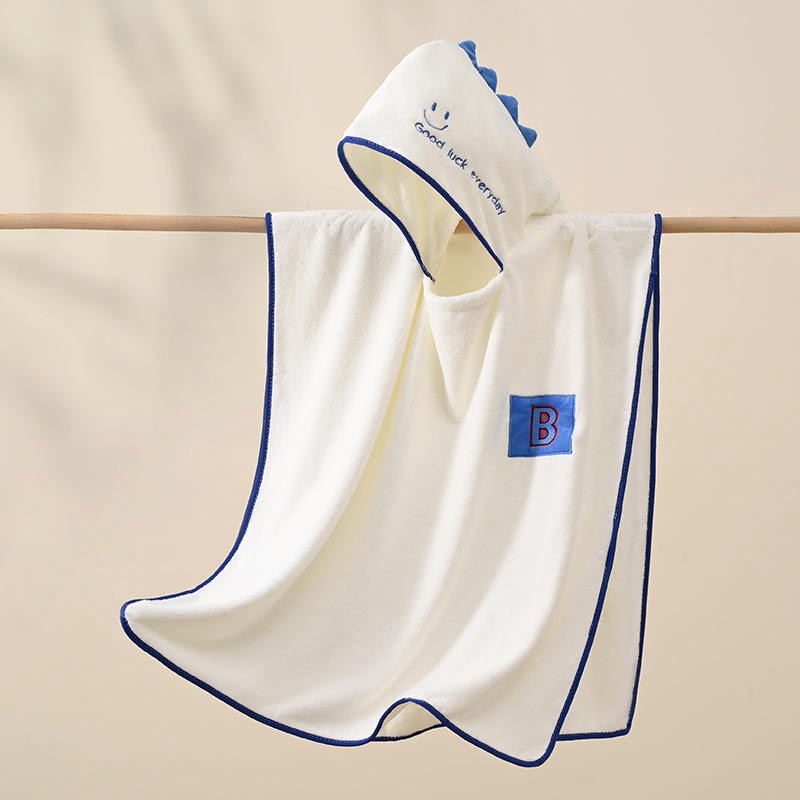 Amila áo choàng trùm đầu trẻ em nam và nữ áo choàng tắm dễ thương có thể mặc và quấn