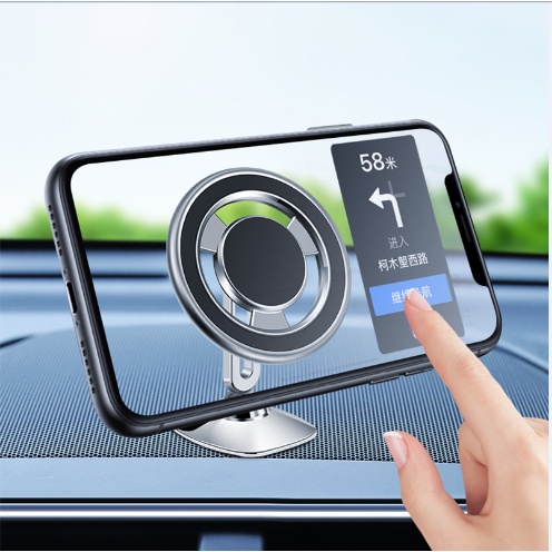 Giá đỡ điện thoại Wiwu CH027 Car Mount trên ô tô xoay ba chiều, điều khiển đa góc, nam châm hút mạnh - WIWU
