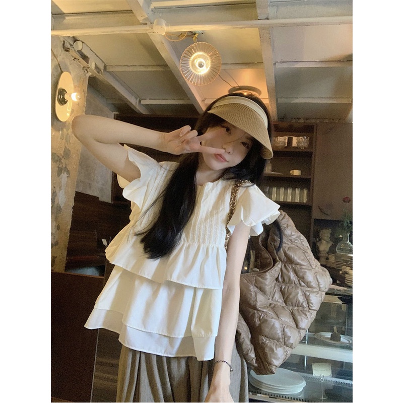 TIANLEYU Áo Croptop nữ Hở Lưng Thiết Kế Mới Quyến Rũ Thời Trang Mùa Hè Dành Cho Nữ AU0816014