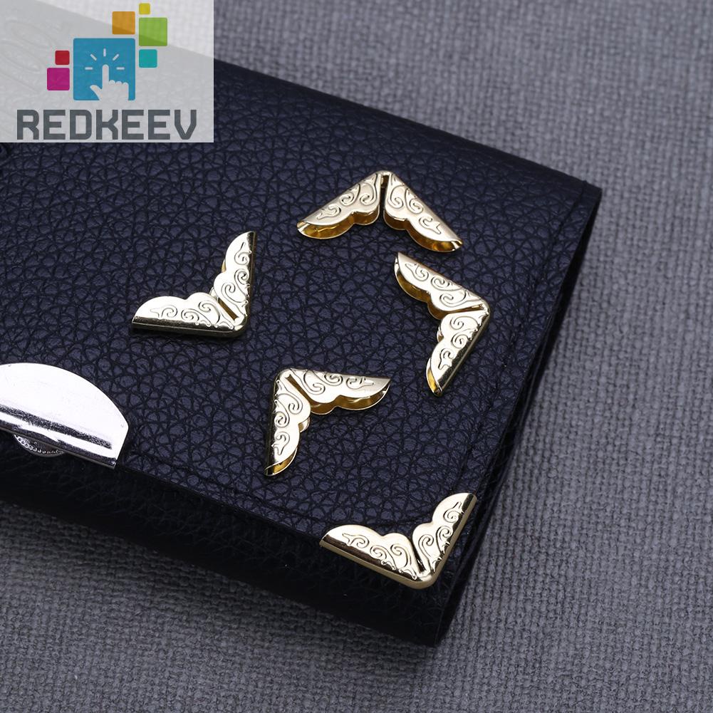 100 cái tone scrapbooking albums bảo vệ góc thẻ tệp menu sách kim loại