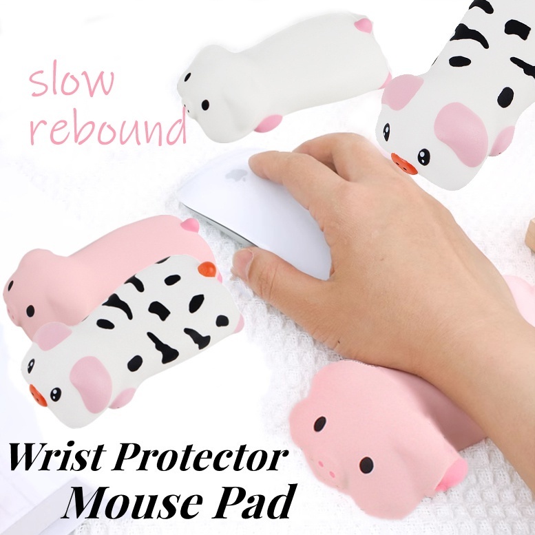 Decompression mouse pad dễ thương nữ cổ tay phim hoạt hình văn phòng gối tay thoải mái cho máy tính pc máy tính xách tay