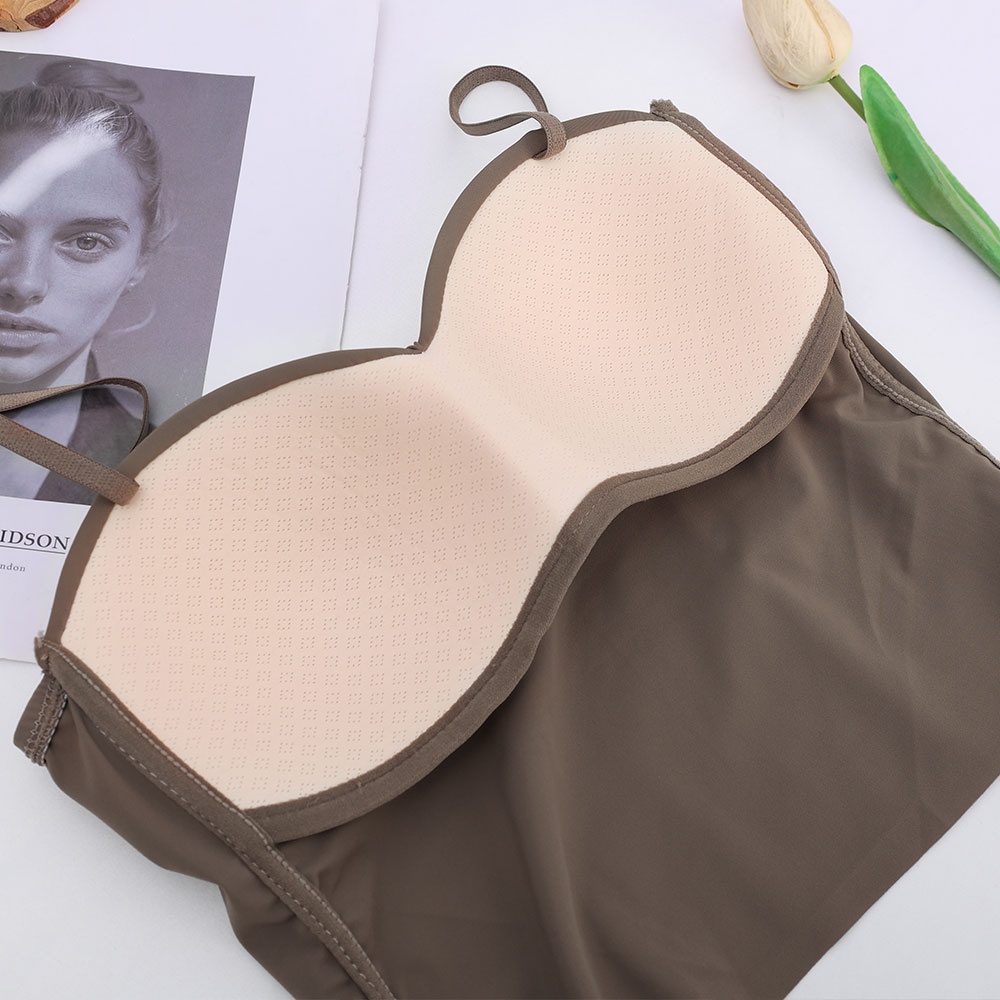 Áo Ngực Thể Thao Không Đường May Có Mút Đệm Chống Sốc Thoải Mái Dành Cho Nữ