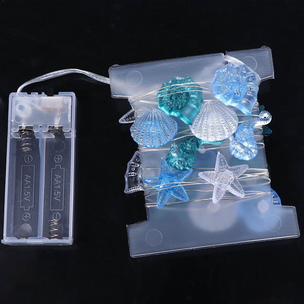 Dây Đèn Led Hình Vỏ Sò / Cá Ngựa Độc Đáo Trang Trí Phòng Bé