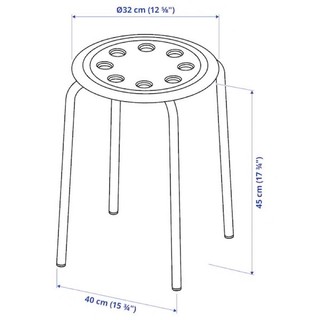 Ghế đôn tròn IKEA MARIUS