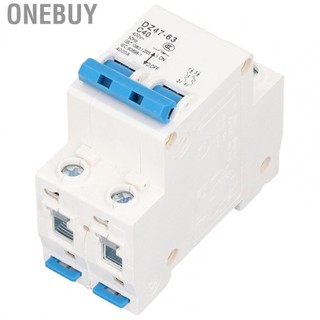 Onebuy 40A Circuit Breaker  220V 2P Miniature Isolation Function Multiple Protection Functions for Electricity Industry