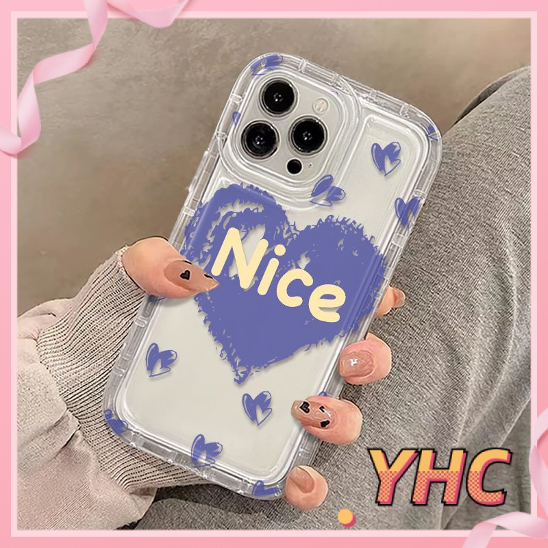ốp lưng iphone NICE Túi khí tình yêu, vỏ mềm trong suốt, giảm chấn, chống rơi Cho Iphone 6 / 6S / 6splus / se / 7 / 7plus / 8 / 8plus / X / xs / xsmax / 11 / 12 / 13 / 14 / Plus / pro / pro max-712