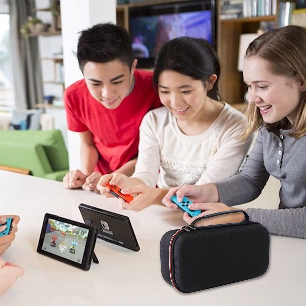 Túi Đựng Máy Chơi Game Nintendo Switch / Switch OLED / 10 Thẻ Game Và Tay Cầm Chuyên Dụng