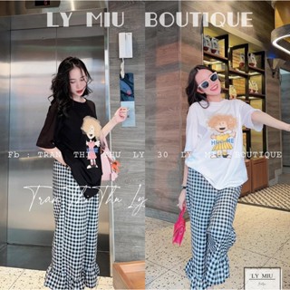 ✨BÁN SỈ✨Bộ kẻ HUG ME tóc xù 3 màu