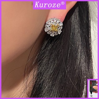 Bông Tai Hình Moissanite Thời Trang Sang Trọng Cho Nữ