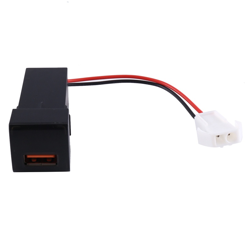 Ổ Cắm Sạc Nhanh USB 3.0 Kèm Đèn LED Hiển Thị Vôn Kế Kỹ Thuật Số Cho Xe Hơi Toyota