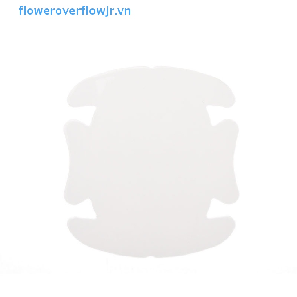 Bộ 4 Miếng Phim Trong Suốt Dán Bảo Vệ Cốc Nước / Tay Cầm Cửa Xe Hơi