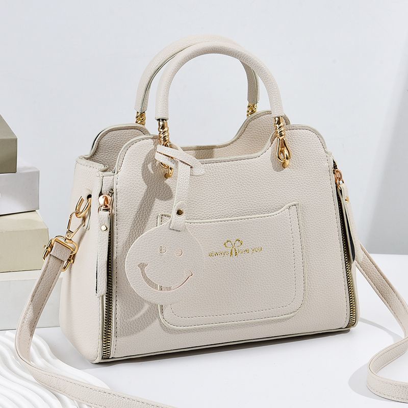 Túi Xách Đeo Vai Sức Chứa Lớn Màu Trơn Thời Trang Dễ Phối Đồ Cho Nữ