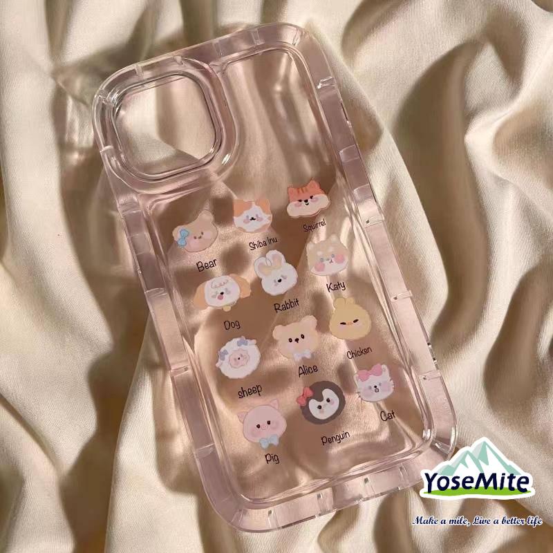 Ốp lưng IPhone14 13 12 11 Pro Max8 7 Plus X XR XS 6 6S Soft Transparent Phone Cover Casing