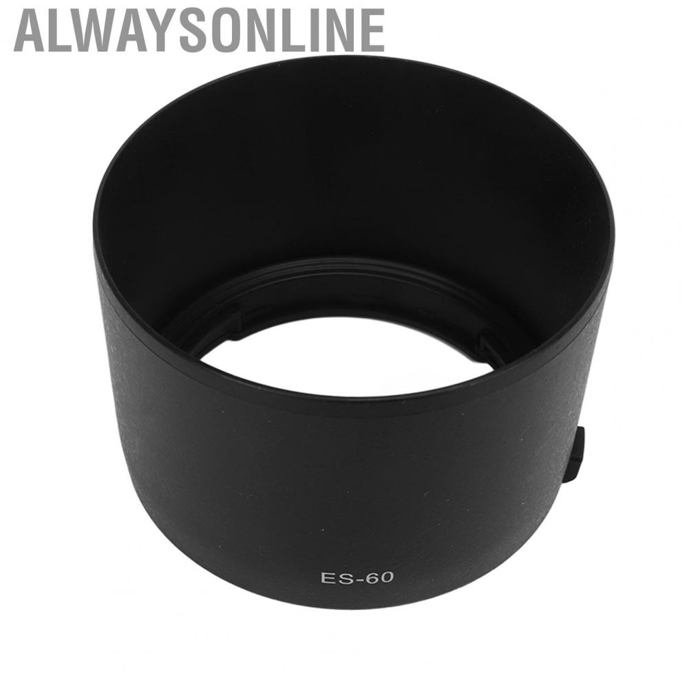 Alwaysonline Black Camera Lens Hood Circular Sunshade Reversible Bayonet For EF M