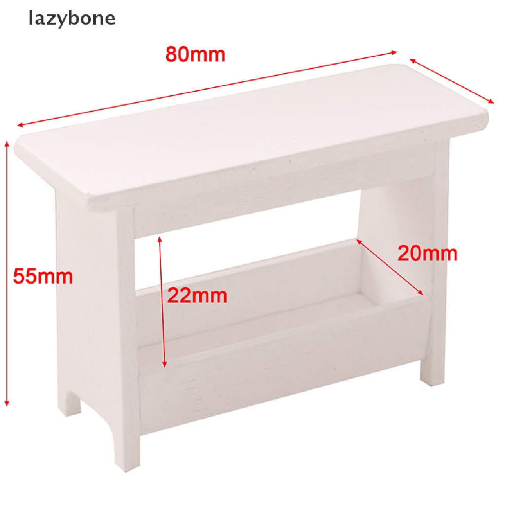 Mô Hình Bàn Ghế Đẩu Mini Tỉ Lệ 1: 12 Trang Trí Nhà Búp Bê