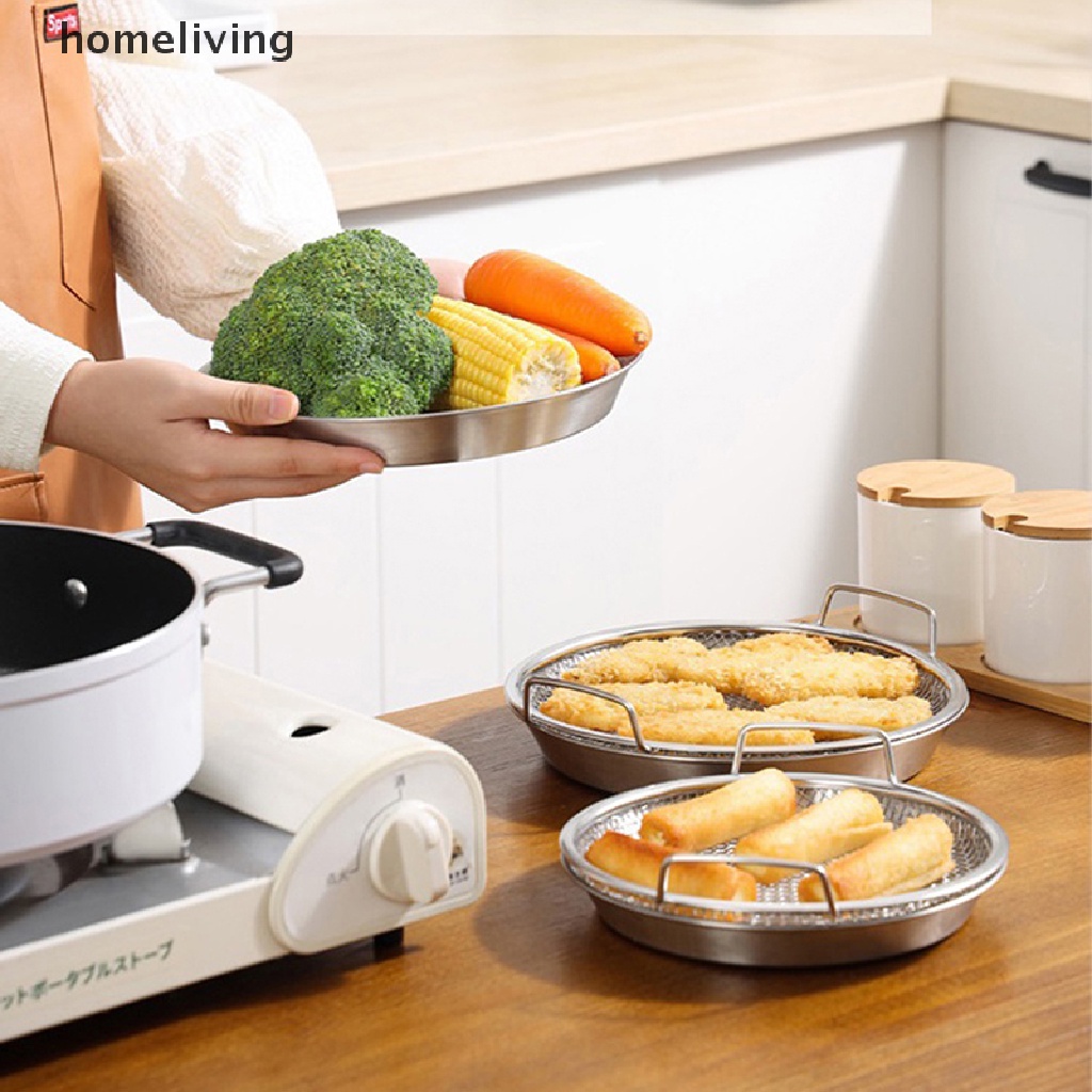 1 Muỗng Lọc Ráo Dầu Bằng Thép Không Gỉ Tiện Dụng Cho Nhà Bếp